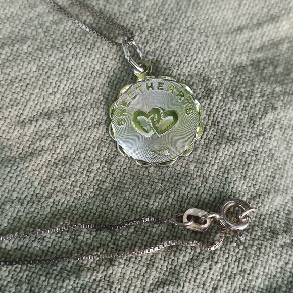 Nw/oT "❤🎁SWEETHEARTS🎁❤" 925 Sterling Necklace - Picture 3 of 4